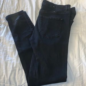 Black garage jeans
